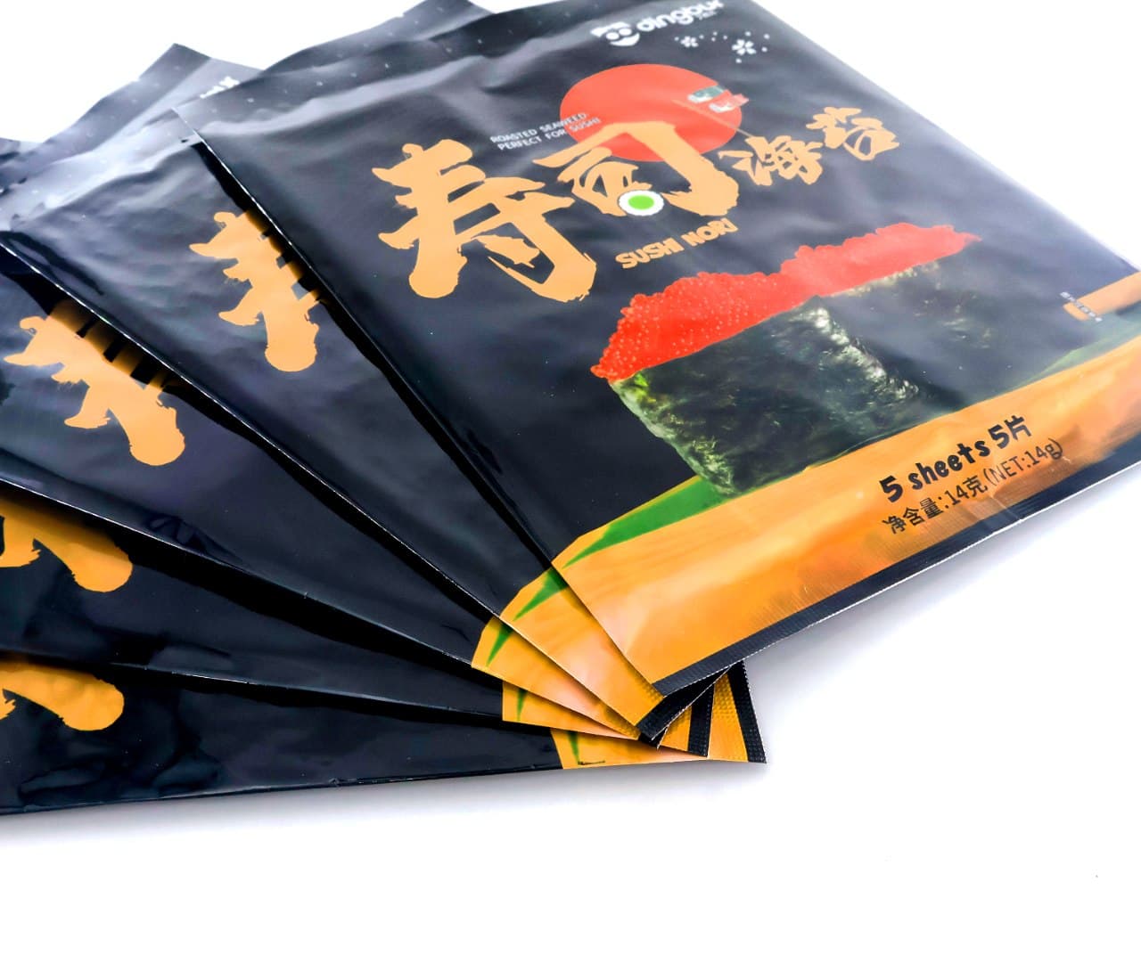 Dingbur Sushi Nori: компактный формат из 5 листов